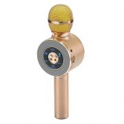 Микрофон беспроводной для караоке со встроенной колонкой V-668 (Bluetooth,microSD,USB)