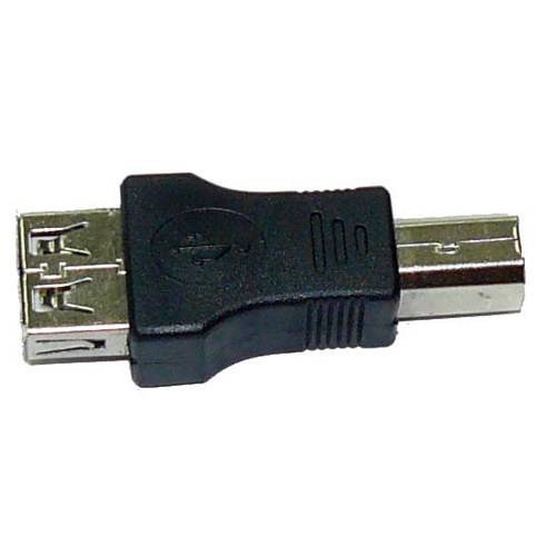 переходник USB (АF-BM)A гнездо-B штеккер упак-3шт