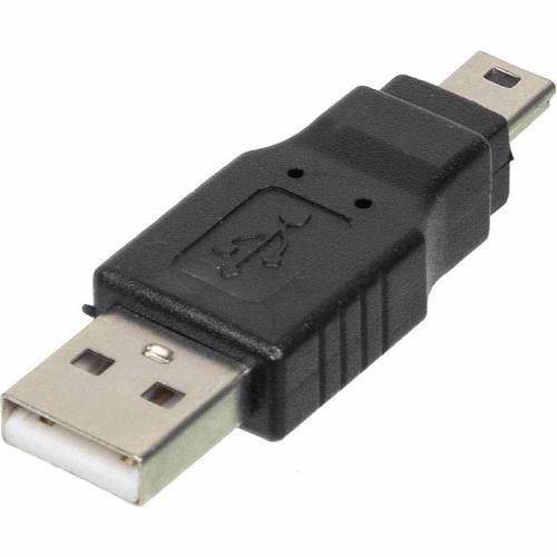 переходник USB A(M) штек - штек mini USB А(M) 4pin--- упак-3шт