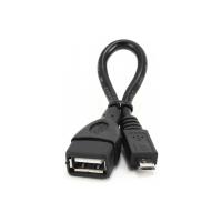 Переходник USB 2.0 OTG Cablexpert USB AF/microBM 0,15m отг по 5шт. (A-OTG-AFBM-001)