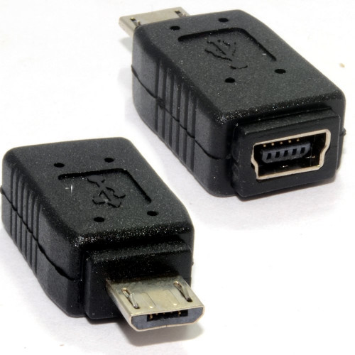 переходник USB A(M) штек micro - гнездо mini USB А(F) 5pin 25-017 отг по 5шт.