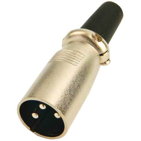 разъем CANON(XLR 3P)штекер микрофонный позолоченный кабельный отг по 5шт.