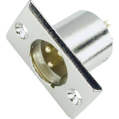 разъем CANON(XLR 3P)штекер микрофонный позолоченный корпусный