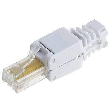 Штекер 8P8C RJ45 комп. быстрозажимной ручной отг по 5шт.