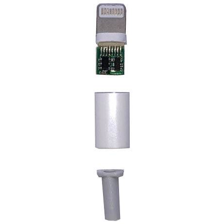 штек USB (8pin Lightning) на кабель пл. разборный отг по 10шт.