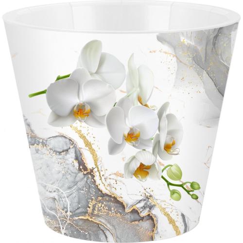 Горшок для орхидей 1,6л InGreen London Orchid Deco с дренажной вставкой IG619610519