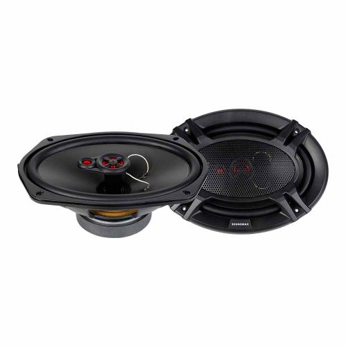 Автоколонки SOUNDMAX SM-CSI693 6x9",3х-полосн,120 Вт,30-20000Гц,92дБ