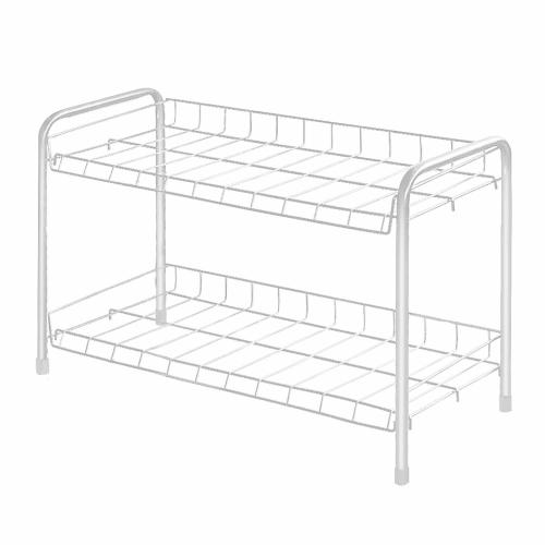 Этажерка для обуви 2п уз.мат.белый разб.435*660*300 ЭТ3/МБ