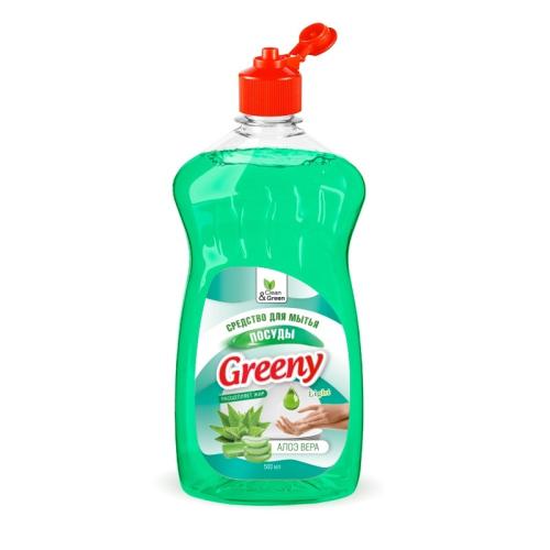 ЖМС (жидкое моющее средство) Greeny Light Алоэ вера 500мл Clean&Green 8153