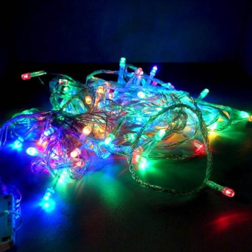 гирлянда 100 светодиод "Нить Умная" SMART-STRING-10100RGB 10м,USB,IP65,BT