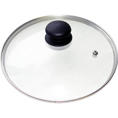 крышка d=22см стекл. низ. пароотвод с мет. ободком 4722