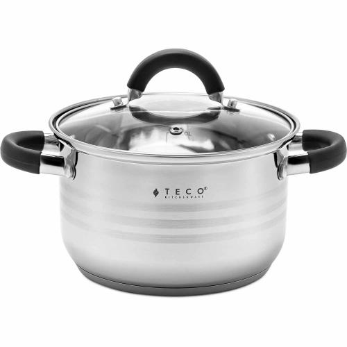 Кастрюля 6,5л нерж. TECO TC-C6500-06В