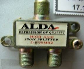 Разветвитель антенный 2TB ALDA метал с разъемами отг по 5шт. (5157)