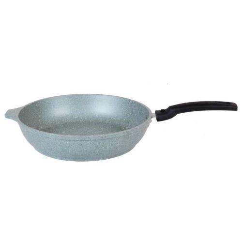 Сковорода KUKMARA 26/6см с а/п, со съемн.ручкой,фисташк.мрамор смф263а 58450