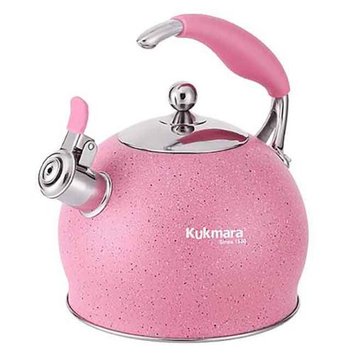 Чайник 3л нерж.сталь со свистком Kukmara ROSE Ч-05