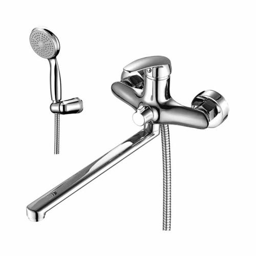Смеситель для ванн LINARA LM0451C длинный плоский излив LEMARK 203655