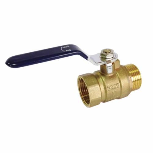 Кран шаровый RM-L латунь 1/2" ручка,гайка-штуцер 48684