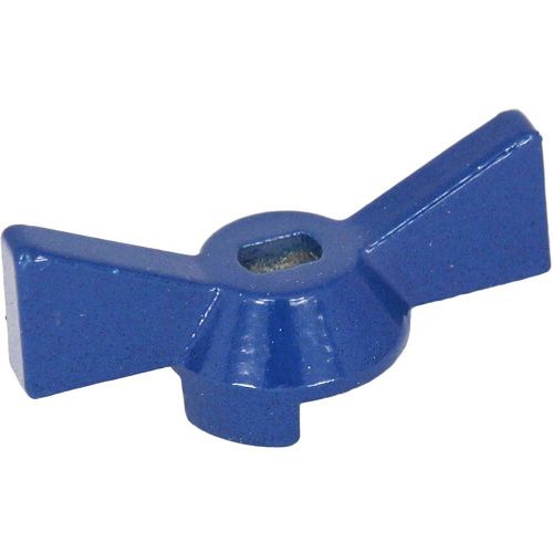 Ручка-бабочка усиленная для крана синяя 1/2"-3/4" МР-У 131175