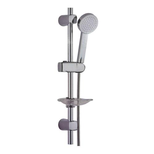 Стойка для душа 605мм с лейкой и мыльницей TURDUS ROD 5
