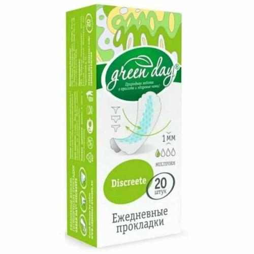 Прокладки Green Day Discreete ежедневные 20шт