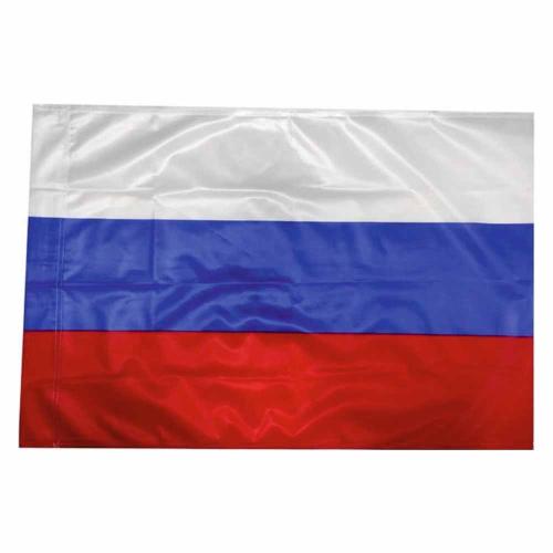 Флаг РФ 90*135см, шелк, карман под древко