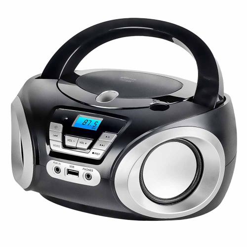 Магнитола RITMIX RBB-450BT 12Вт CD/MP3, USB, FM-тюнер
