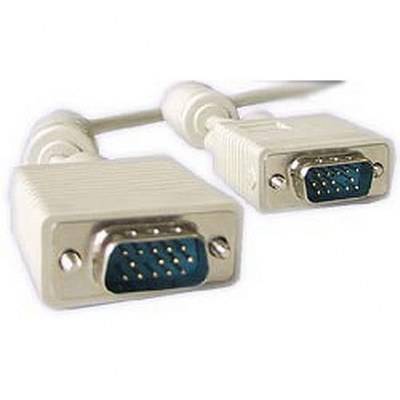 Шнур VGA Premium Gembird CC-PPVGA-5M 15M/15M 5м феррит. кольца, тройной экран