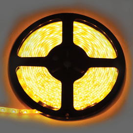 лента светодиодная Ecola 220V 14х7 14.4W/m 60Led/m IP68 желтый S10Y14ESB 617987