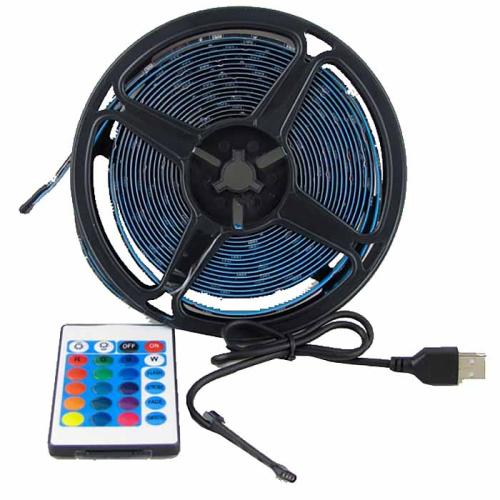 Лента светодиодная YYC-5050-5RGB 5м USB, разноцв., ПДУ