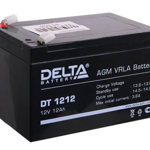 аккумулятор свинцово-кислотный  DELTA DT 1212 12V 12Ah