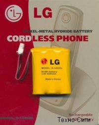 Аккумулятор р/телефона LG 1482 HL(NiMH,3,6V,3*4/5AAA450L)