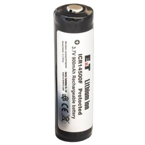 Аккумулятор промышл.ET ICR 14500F (14.2*50мм 3.7V,900mAh,Li-Ion)