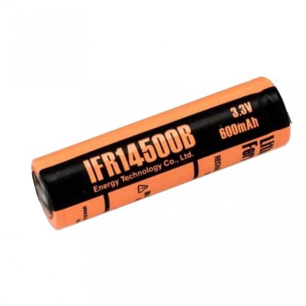 аккумулятор промышл.ET IFR 14500B(B-FT) (14*50мм 3.3V,600mAh,Li-Fe)