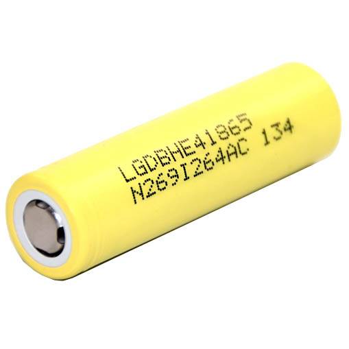Аккумулятор для электронных сигарет LG ICR-18650HE4 (20/35A,2500mAh) высокотоковый