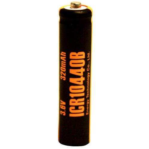аккумулятор промышл.ET ICR 10440B (10*44мм 3.6V,320mAh,Li-Ion)