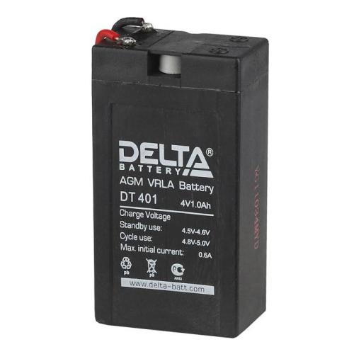аккумулятор свинцово-кислотный DELTA DT 401 4V 1Ah для переносных лабораторных приборов и низковольтного оборудования