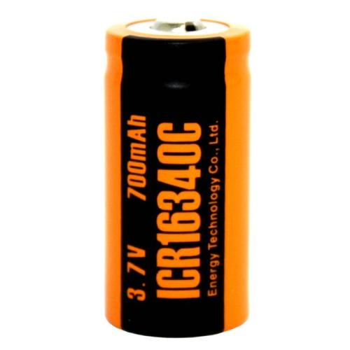 Аккумулятор промышл. ICR 16340С-FT (16.5*34мм 3.6в,Li-Ion,700mAh )тип CR123  круглый