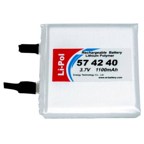 аккумулятор промышленный ET LP574240 1100mAh 3.7V, Li-Pol