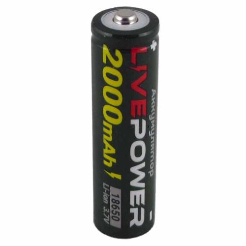 Аккумулятор 18650 LTE-31 G60 2000-1200mA 34,8Gr бытовой зеленый
