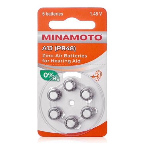Батарейка ZA13-6BL MINAMOTO