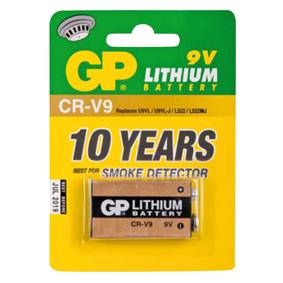 Батарейка крона  CRV9-2U1 9V LITHIUM GP литиевая