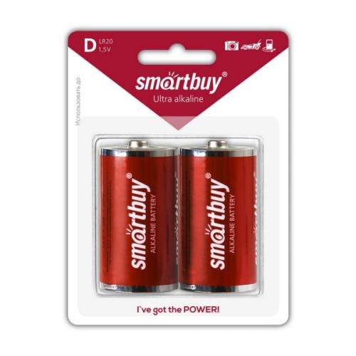бат LR20 Smartbuy alk (2 шт)