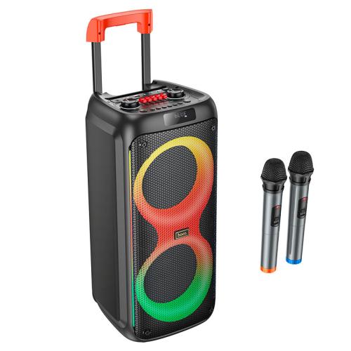 Колонка HOCO HA7 30Вт Bluetooth, USB, microSD, 2 беспр.микрофона