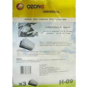 фильтров  универсальных набор OZONE H-09 для замены HEPA-фильтра