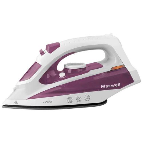 Утюг MAXWELL 3058 2200Вт, подошва керамика, вертикальное отпаривание,паровой удар