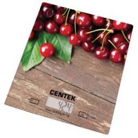 весы кухон. CENTEK CT-2462 Вишня до 5кг/1г стекло, электр, LCD,шелкография