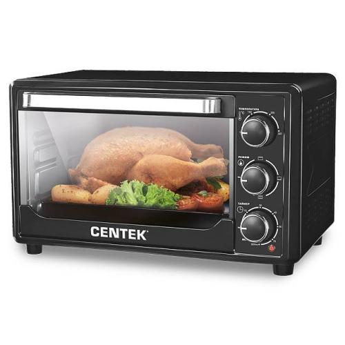 жарочный шкаф (печь) CENTEK CT-1537-30 30л, до 320*, 1600Вт, 4 режима, таймер 90мин
