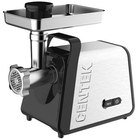 Мясорубка  CENTEK CT-1620 3000Вт,DC мотор, шнек V8,большой лоток, стальн.коннектор,отсек для дисков