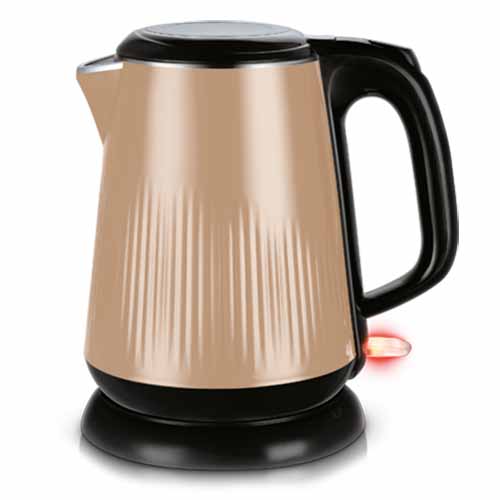 Чайник CENTEK CT-1025 (1,8л) 2200Вт двухслойный корпус, металл бежевый(beige)