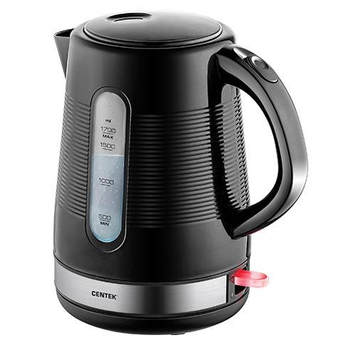Чайник CENTEK CT-0027 (1,7л) 2200Вт термостойкий пластик,шкала уровня воды